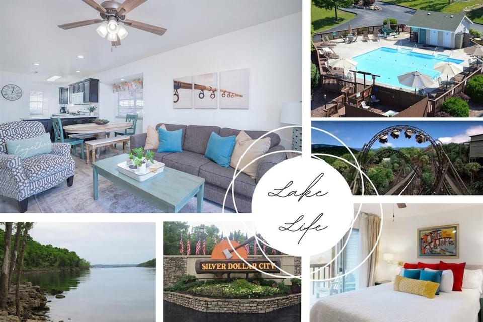 Living room, Bedroom, Pool view, Swimming pool