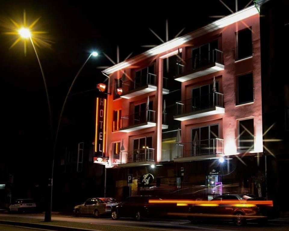 Property building, Night, Location