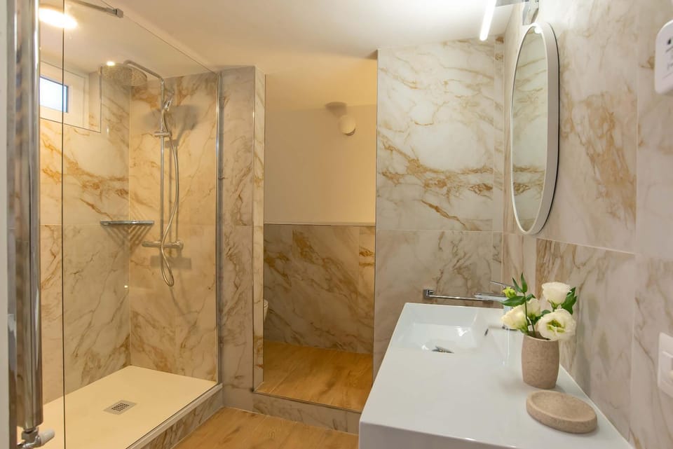 Shower, Toilet, Bathroom, hair dryier