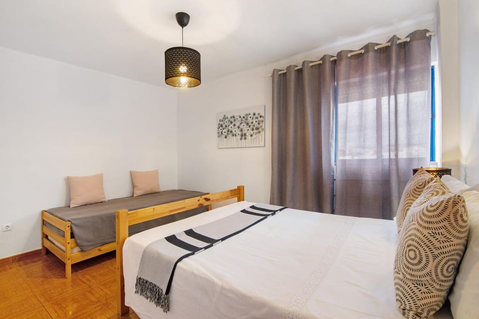 Property building, Living room, Bedroom