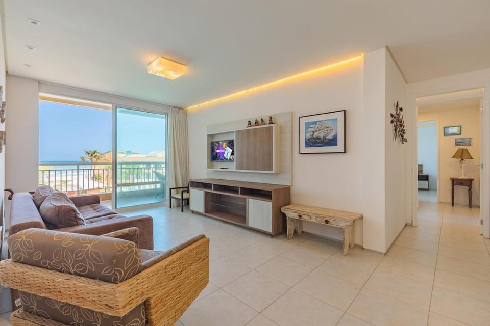 Apê na Areia conforto e vista mar com acesso direto para a praia pertinho do Beach Park Apartment in State of Ceará