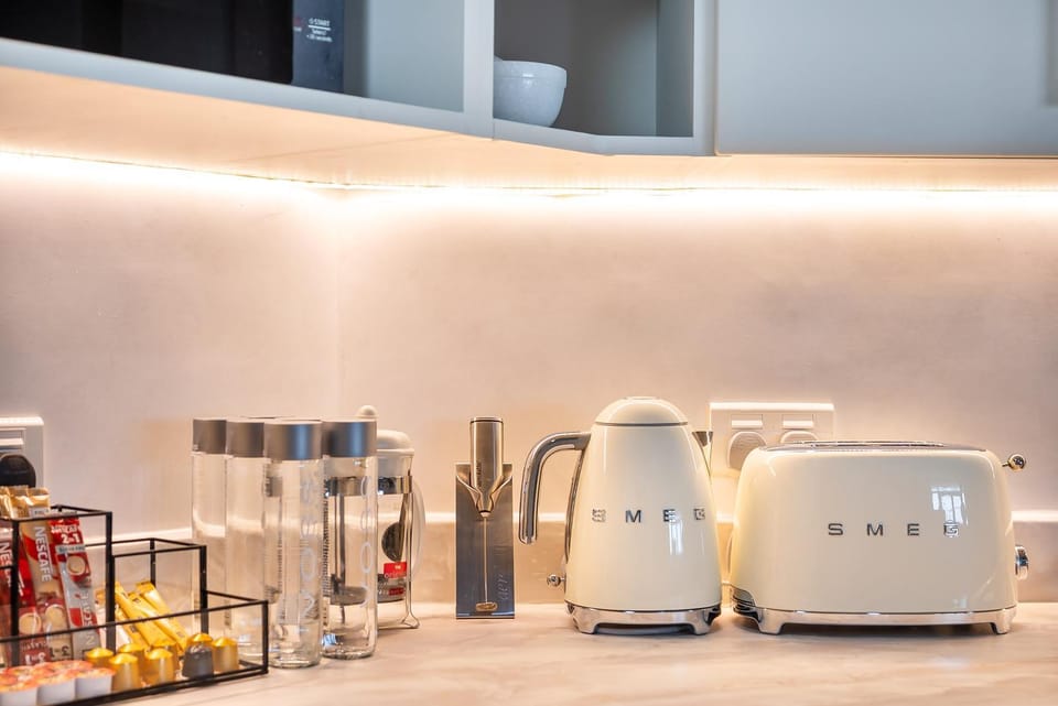 Coffee/tea facilities, Kitchen or kitchenette, toaster