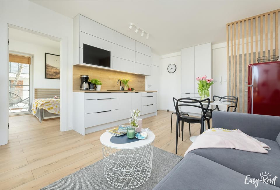 Prestige Red z basenem Apartment in West Pomeranian Voivodeship, Poland