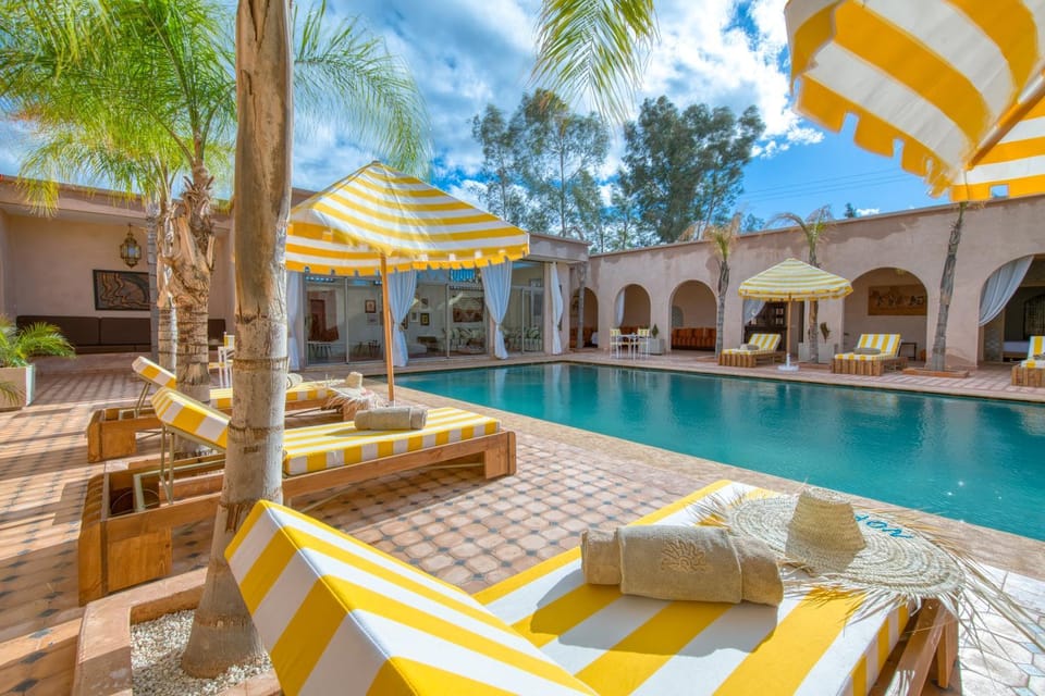 Patio, Day, Pool view, Swimming pool, sunbed