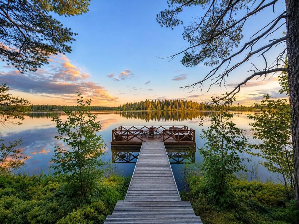 Day, Natural landscape, Garden, Lake view