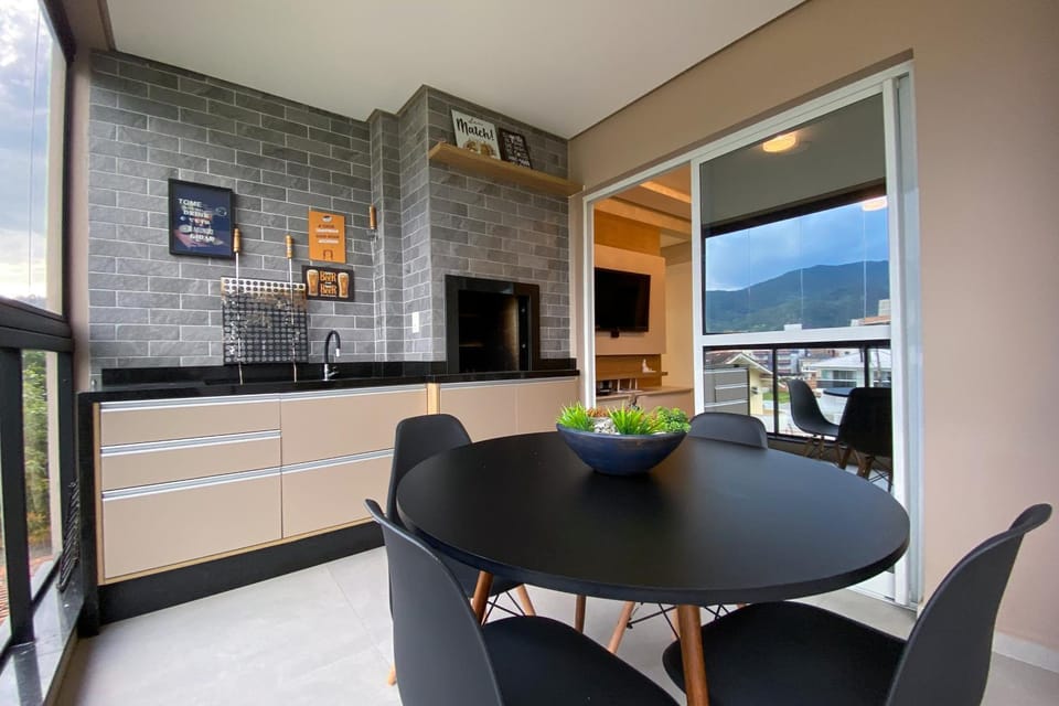 Lindo apartamento para férias na Praia - 0485 Apartment in Florianopolis