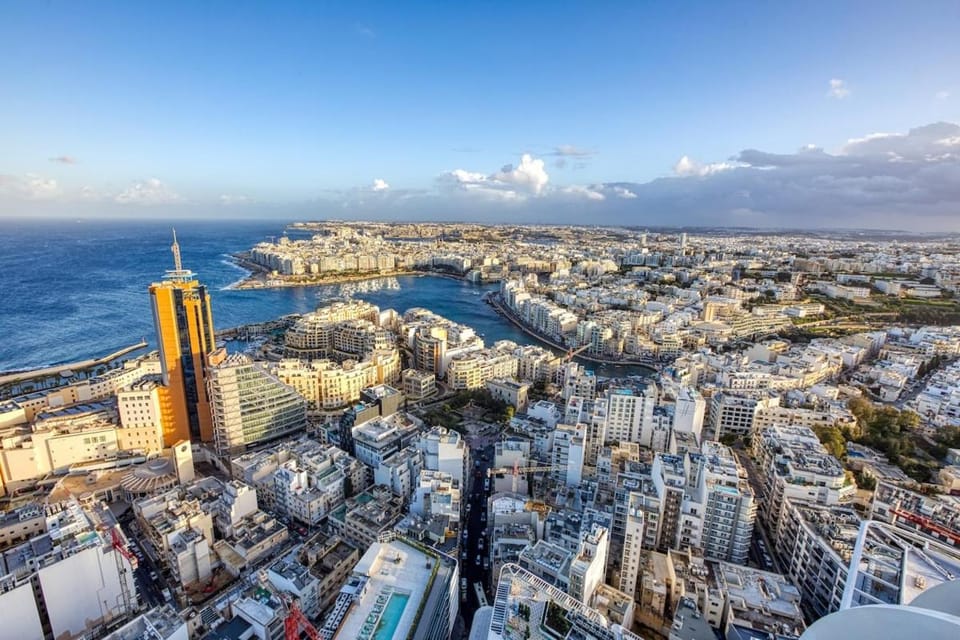 Stunning Apartment in the Iconic Mercury Tower Apartment in Saint Julians