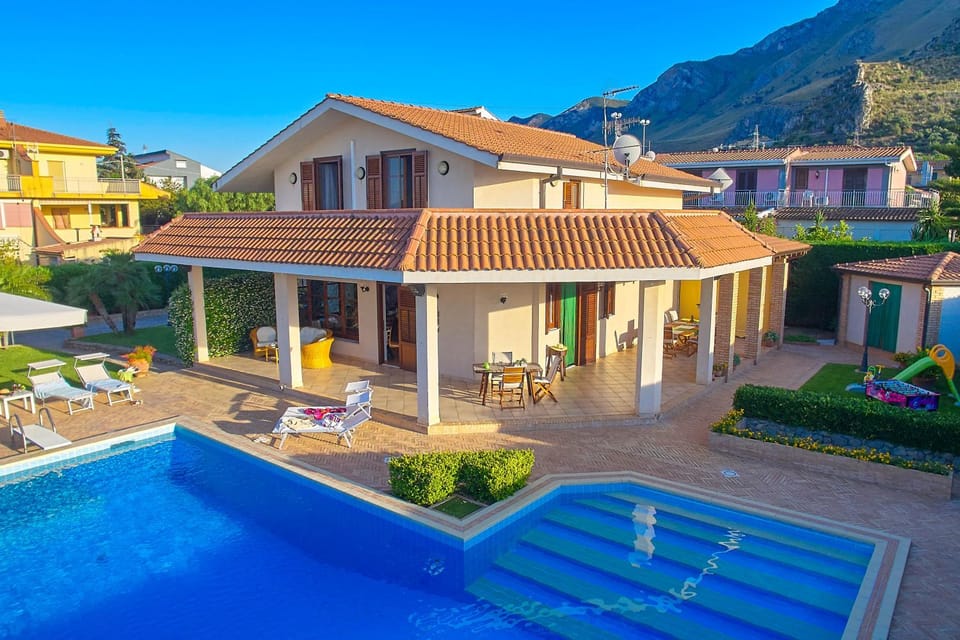 Property building, Patio, Pool view, Swimming pool