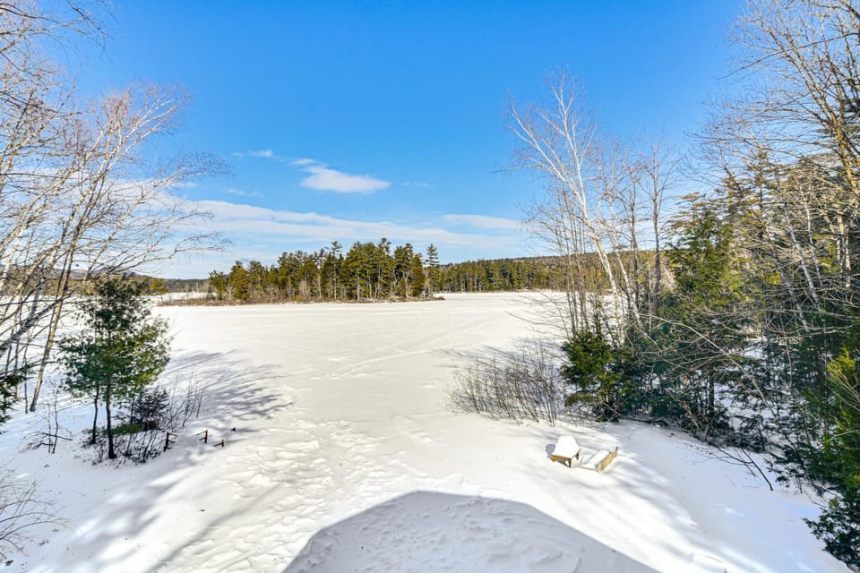 Million-Dollar View: Waterfront Cabin in Bridgton! Cabin in Bridgton
