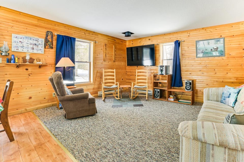 Near Lake Huron: Secluded Goetzville Cabin w/ Deck Cabin in Michigan