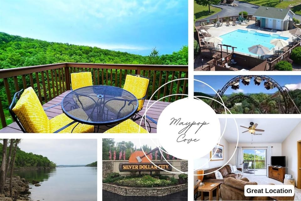 Neighbourhood, Balcony/Terrace, Living room, Pool view, Swimming pool