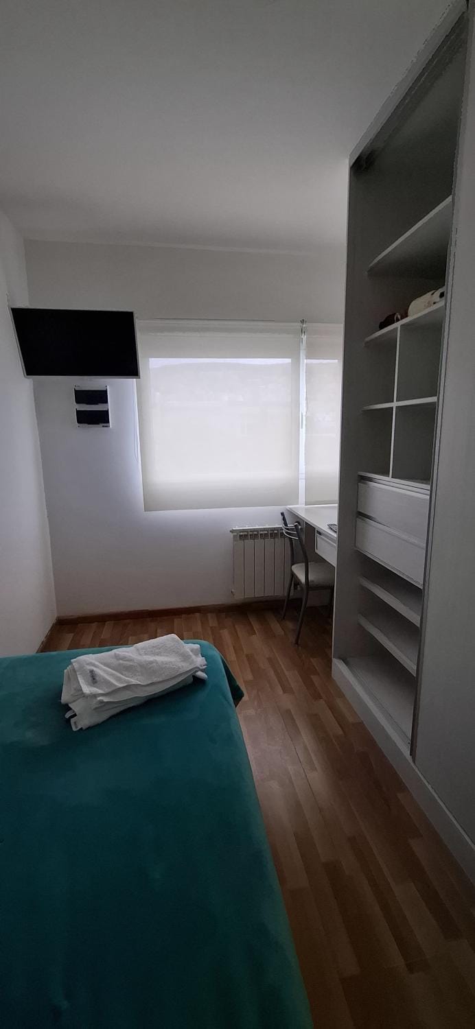 Bed, Bedroom, towels, wardrobe