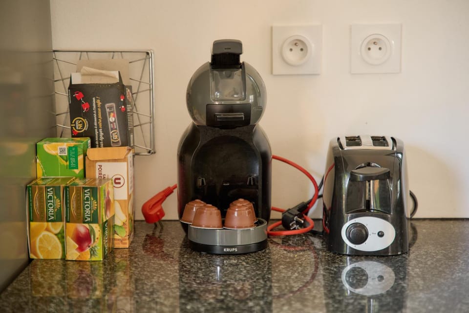 Coffee/tea facilities, Kitchen or kitchenette, toaster