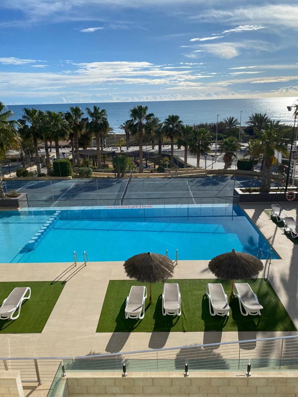 Natural landscape, Garden, Sea view, Swimming pool, Swimming pool, sunbed