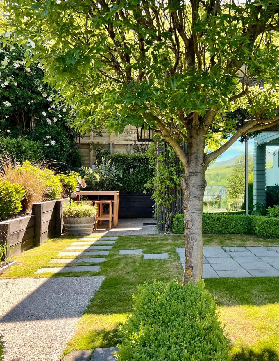 Property building, Natural landscape, Garden, Garden view