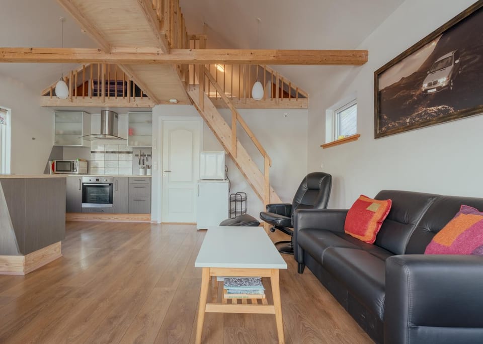 Kitchen or kitchenette, Living room, Dining area