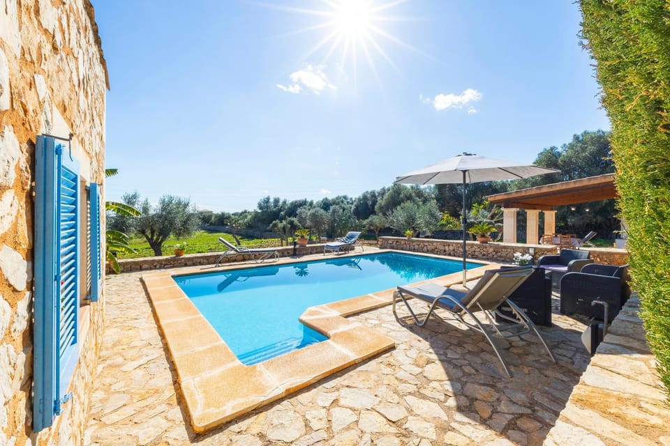 Property building, Living room, Swimming pool