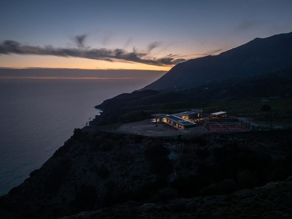 Neighbourhood, Natural landscape, Bird's eye view, Mountain view, Sea view, Sunset