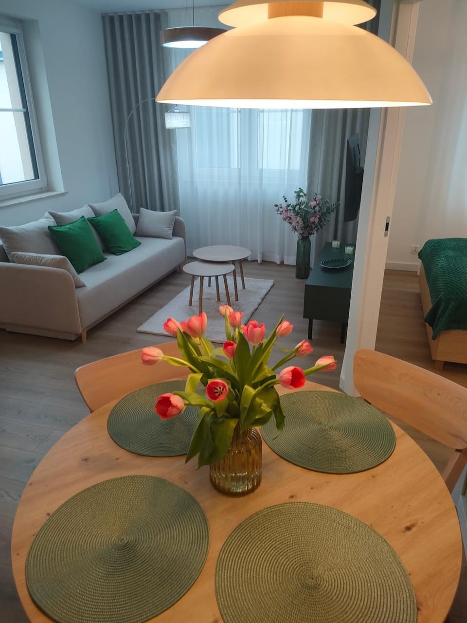 Living room, Seating area, Dining area