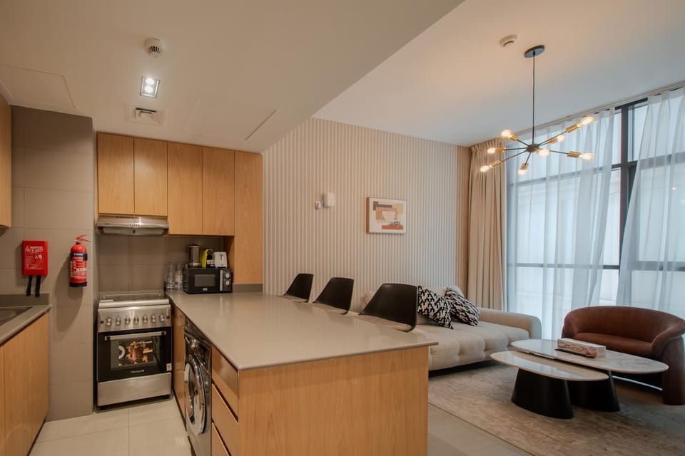 1Bedroom & Living room Apartment - The Sahara Suite Apartment in Al Sharjah