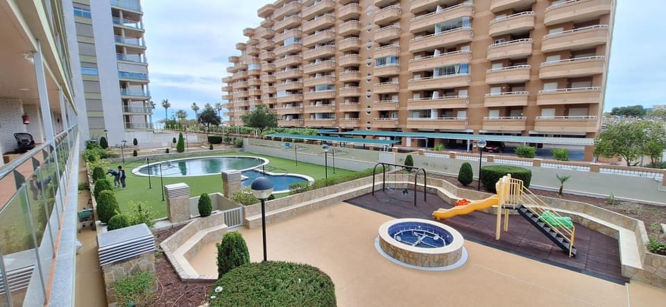 Children play ground, Pool view, Swimming pool