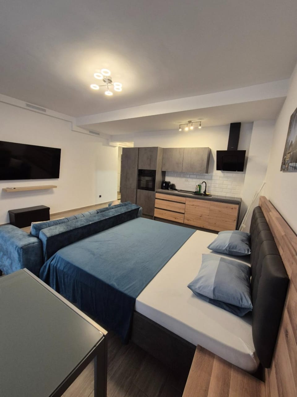 Bed, TV and multimedia, Seating area