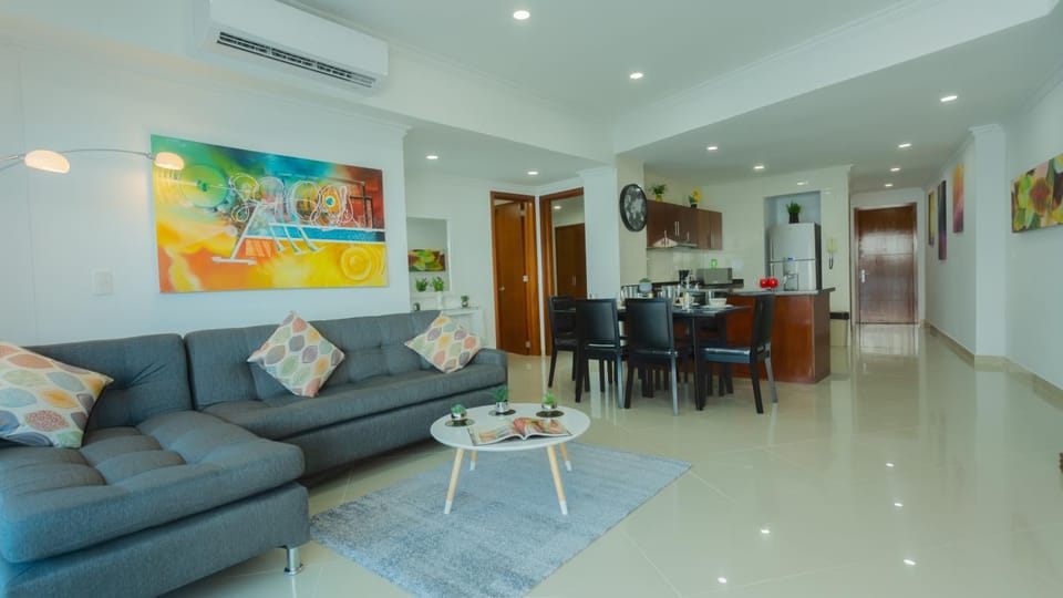 Living room, Seating area, Dining area