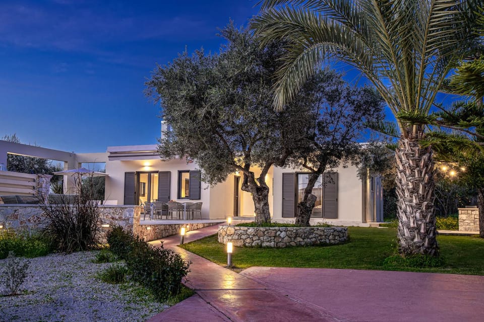 Spring, Night, Garden, Garden view