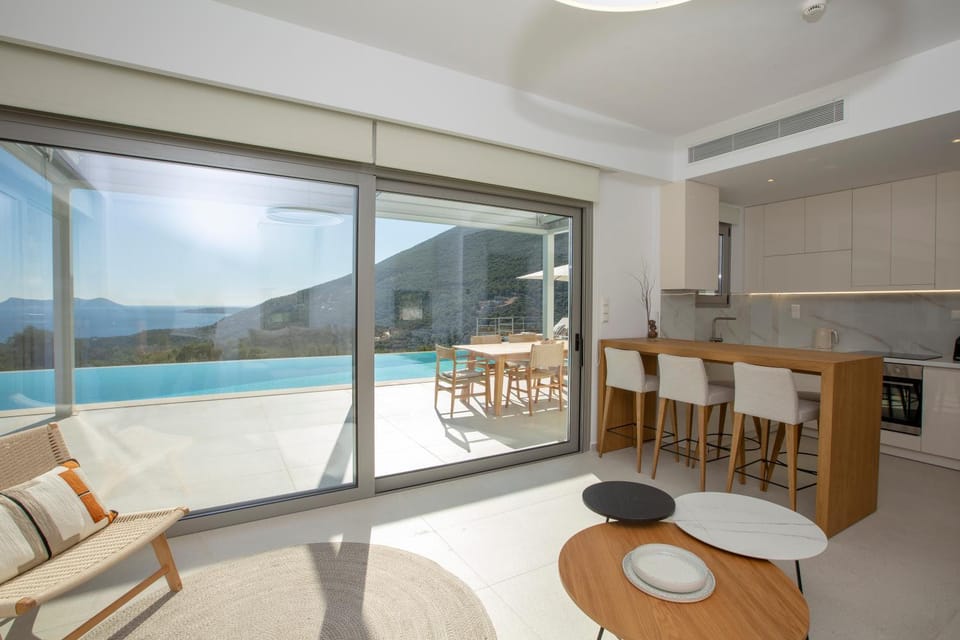 Aeri Villa One - spectacular sea view and infinity pool! Villa in Peloponnese, Western Greece and the Ionian