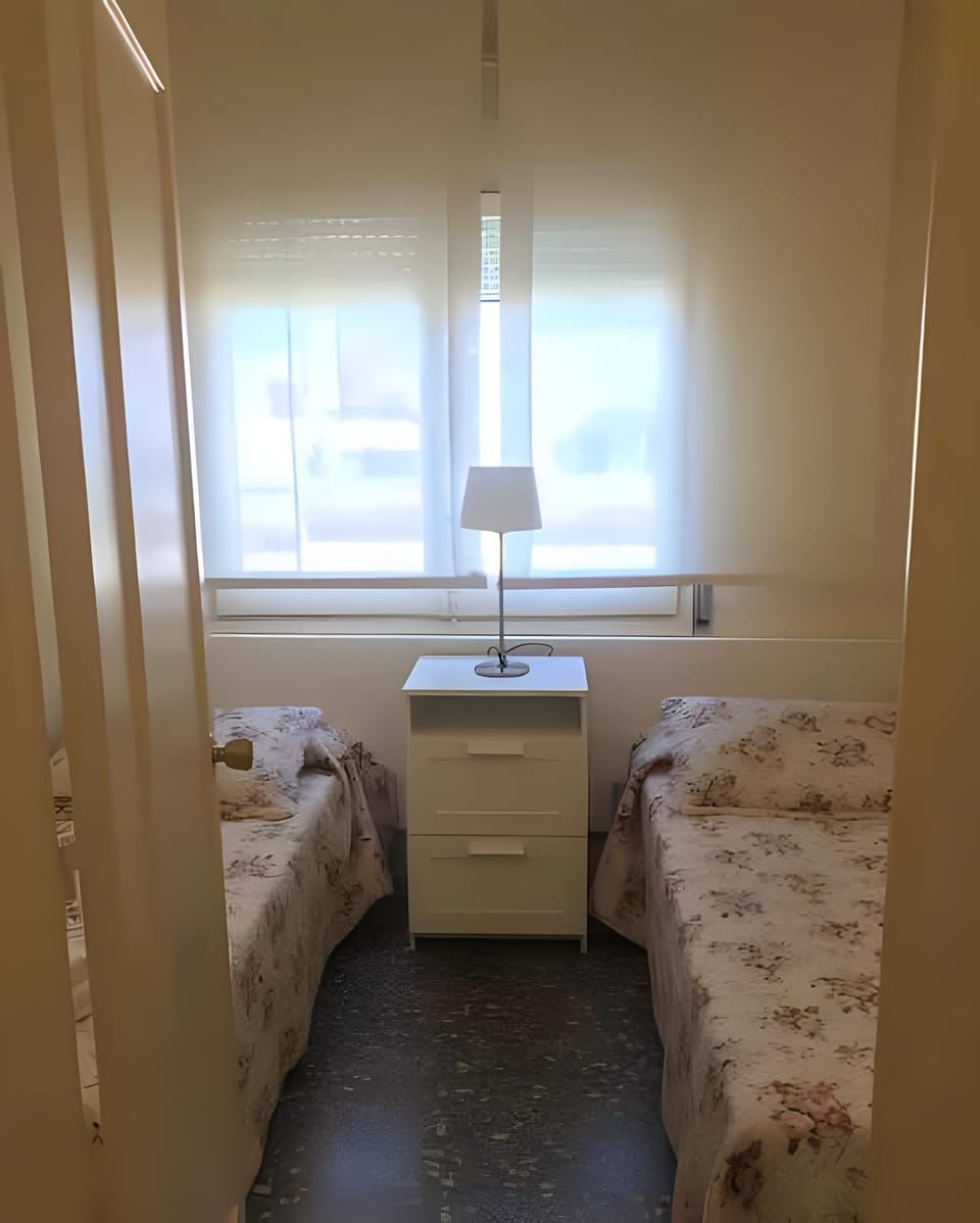 Property building, Living room, Bedroom