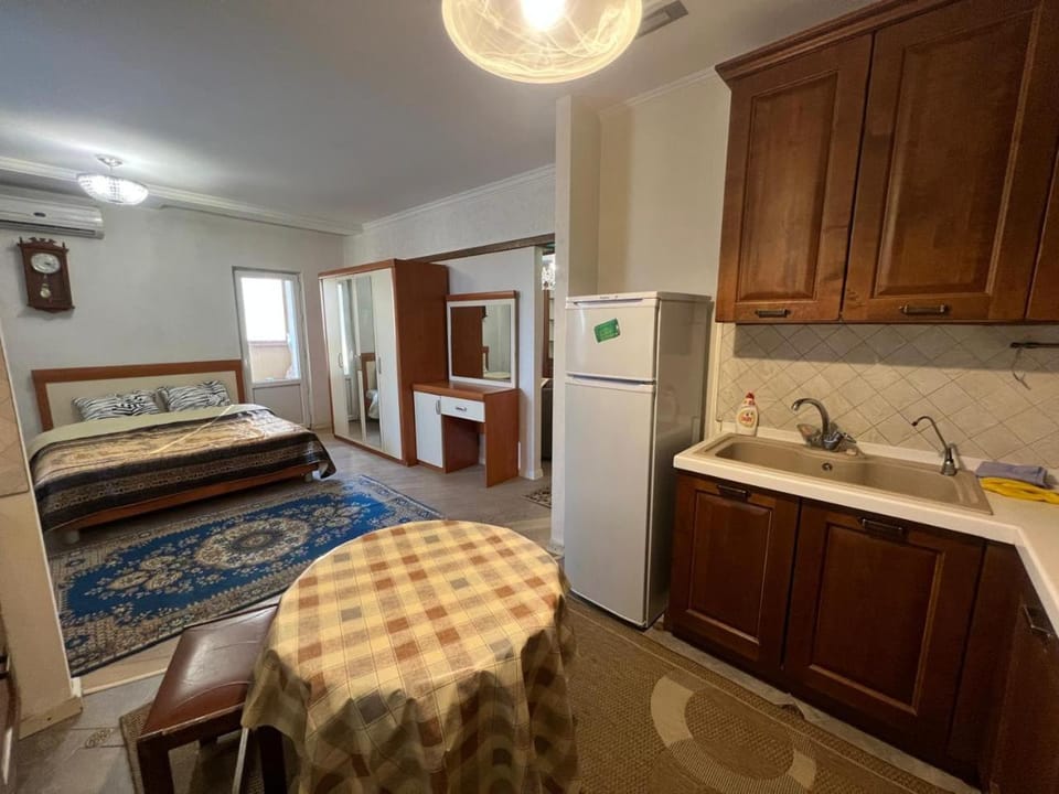 Bed, Kitchen or kitchenette, Photo of the whole room, Dining area, Bedroom