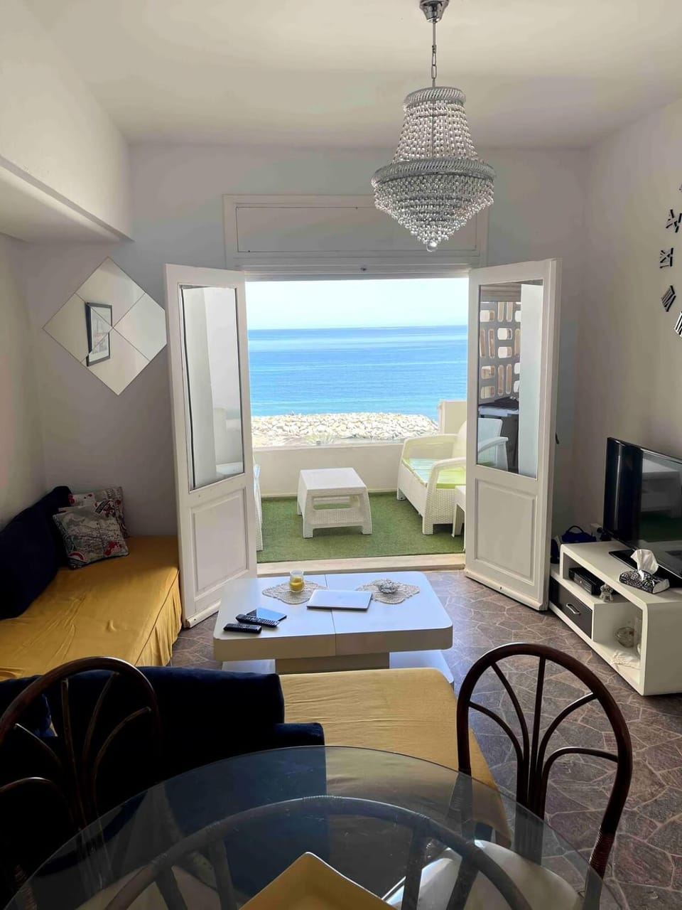 renovated sea view apartment in Mahdia Apartment in Tunisia