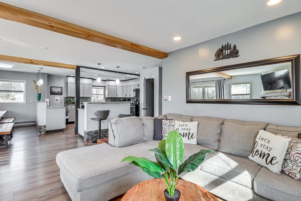 Fire Pit + Game Room: Spacious Poconos Retreat! House in Tunkhannock Township