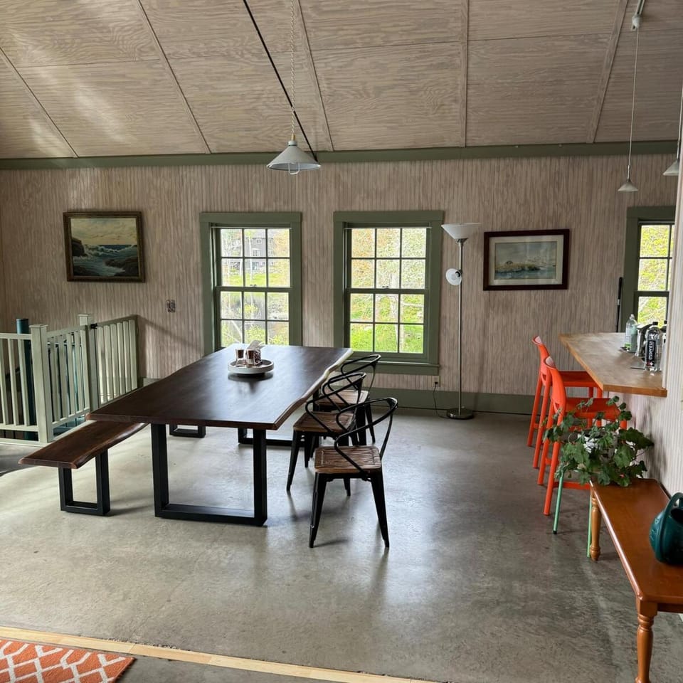 More Boathouse than Lakehouse House in Damariscotta