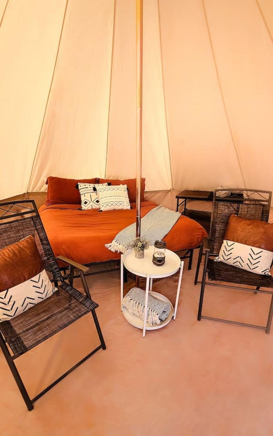 Glamping Queen Tent At Private Riverside Ranch Luxury tent in Moab