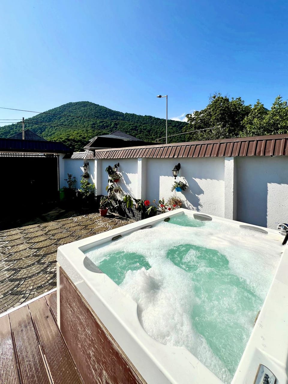 Day, Natural landscape, Hot Tub, Mountain view