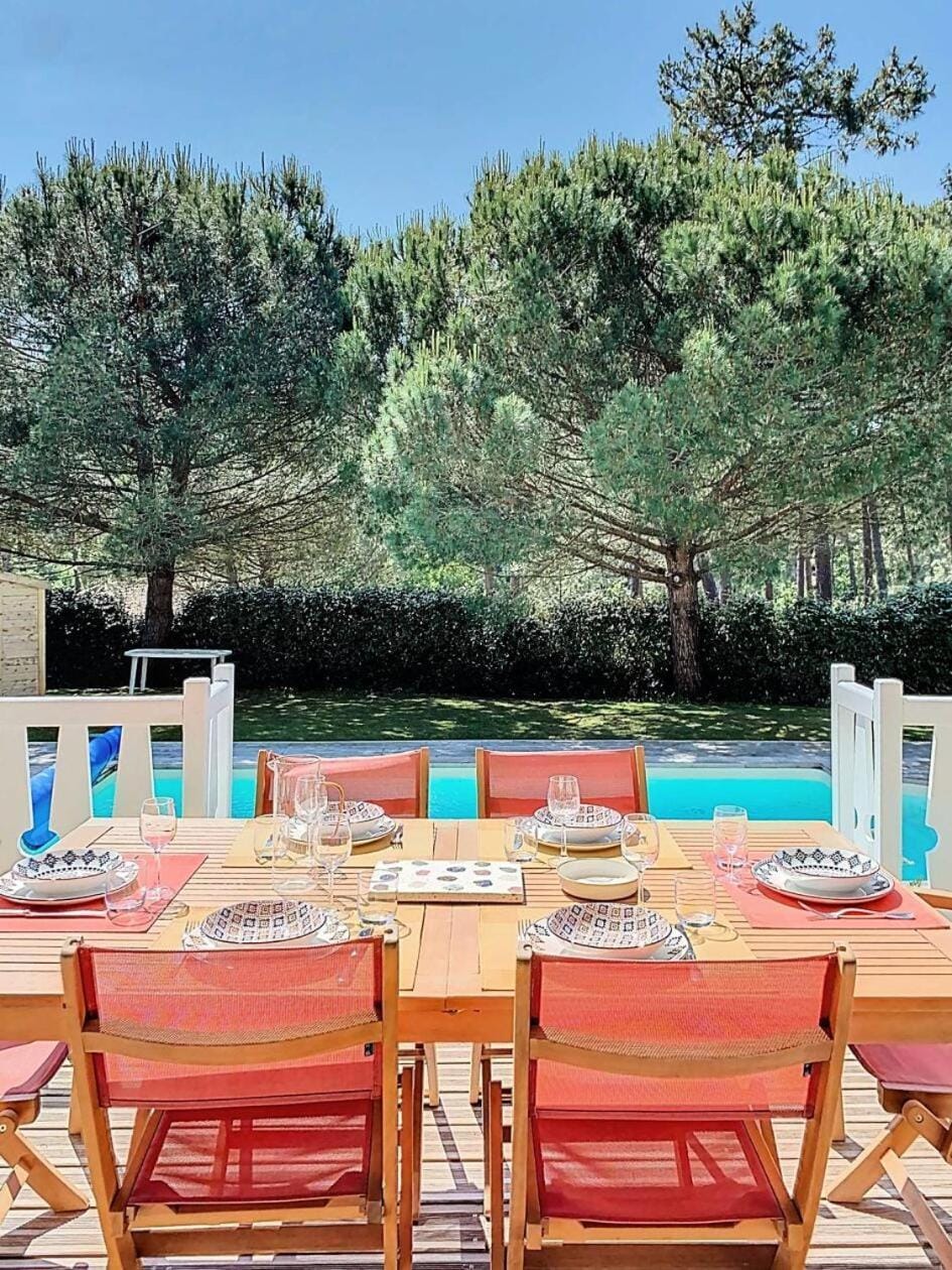 Résidence Atlantic Green - Villa spacieuse avec piscine chauffée pour 6 personnes Lacanau Océan MAE-1011 Villa in Lacanau
