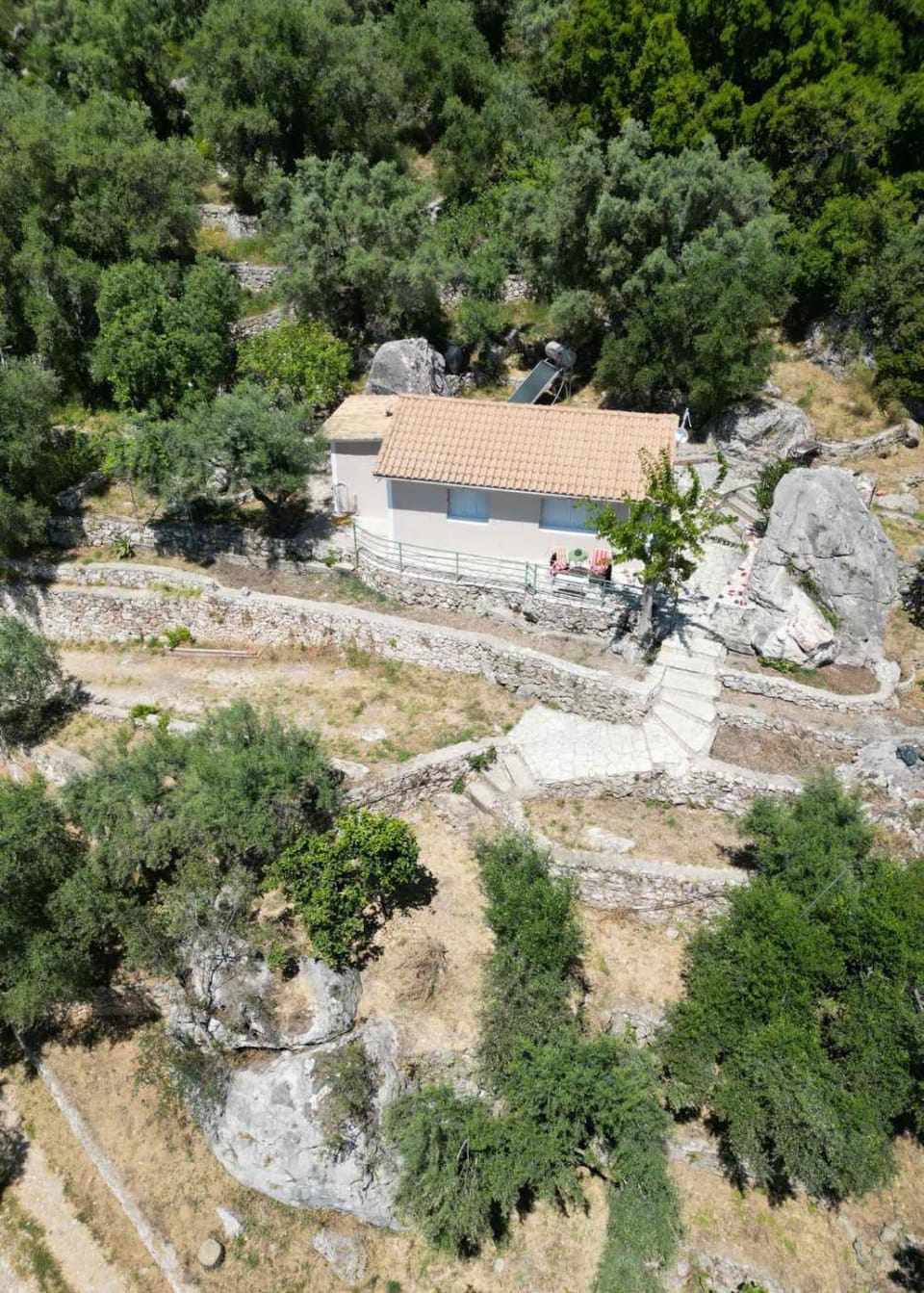 Natural landscape, Bird's eye view, Mountain view