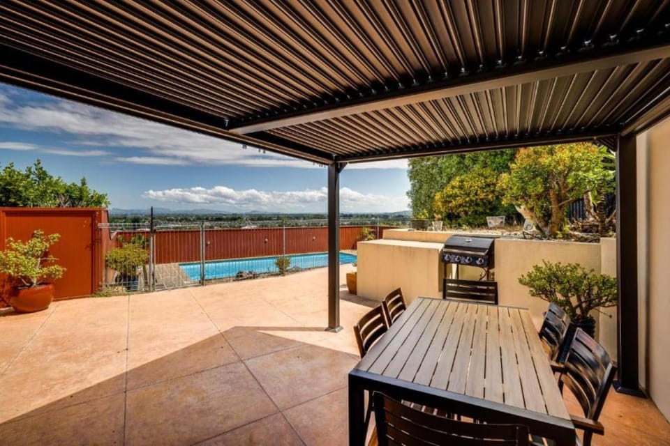 Patio, Day, Natural landscape, Pool view, Swimming pool