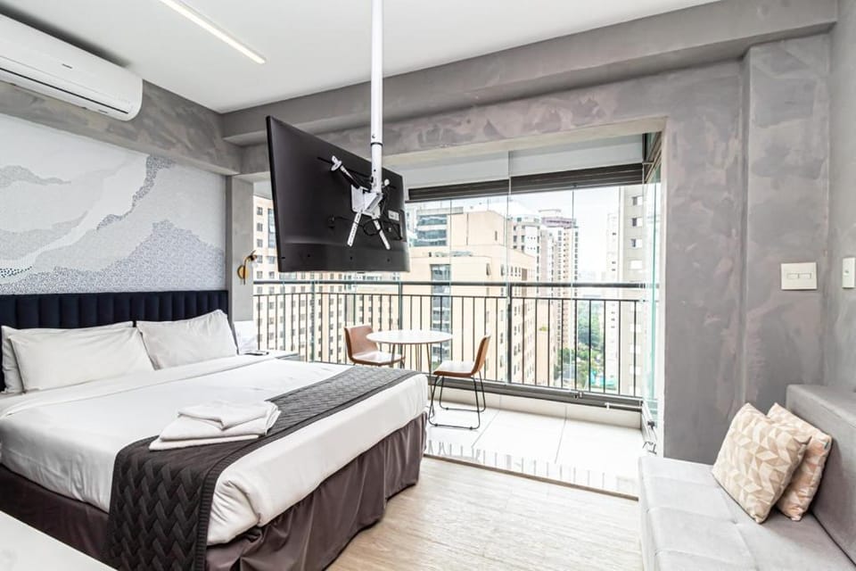 Studio com ótima localização em Moema Apartment in Sao Paulo City