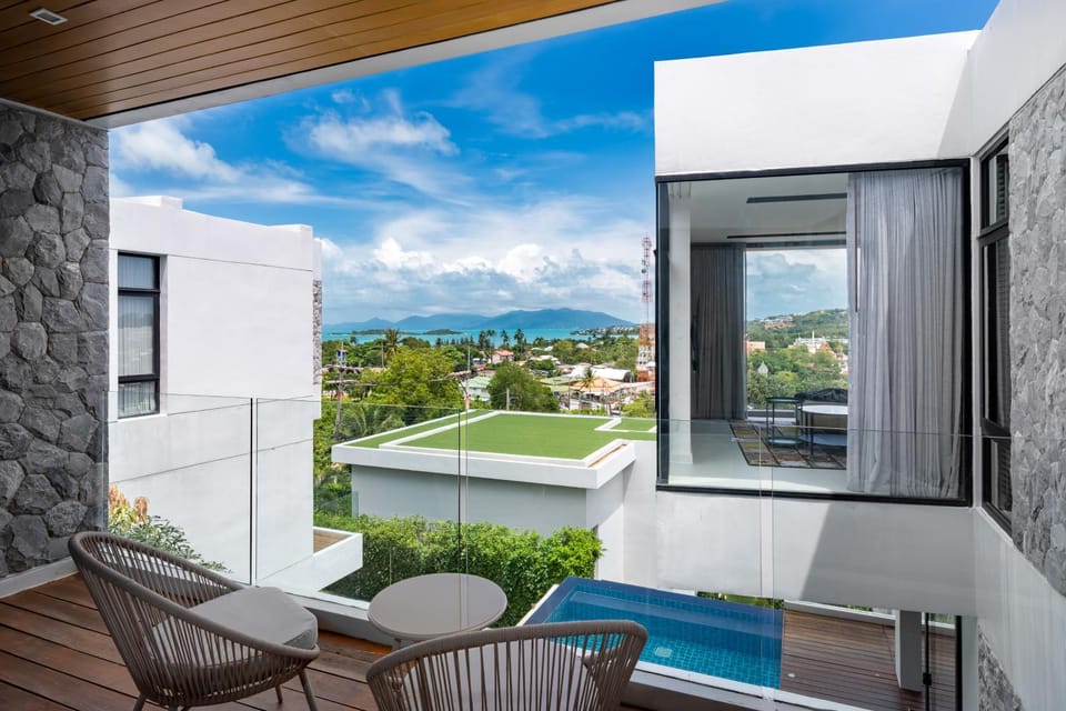 Villa Serenity Bay, Modern 4-BR Partial Sea View villa Villa in Ko Samui