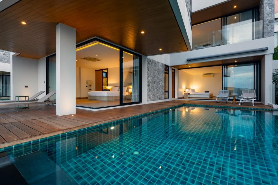 Villa Serenity Bay, Modern 4-BR Partial Sea View villa Villa in Ko Samui