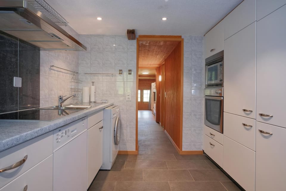 Kitchen or kitchenette, dishwasher