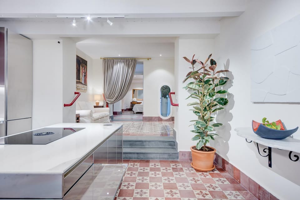 Living room, Photo of the whole room, kitchen