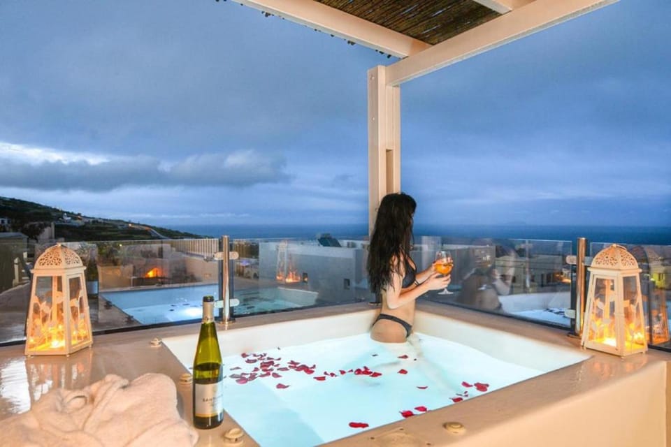 Night, Hot Tub, Sea view