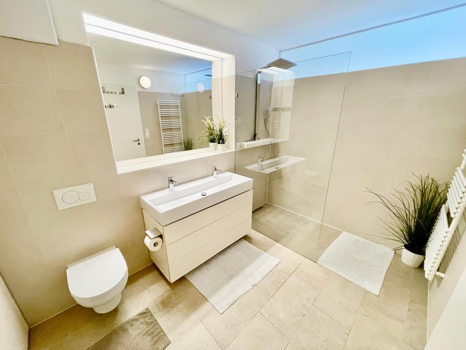 Shower, Toilet, Bathroom, towels