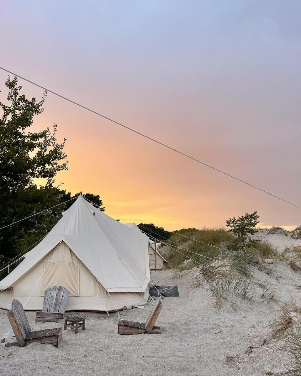 Natural landscape, Beach, Sunset
