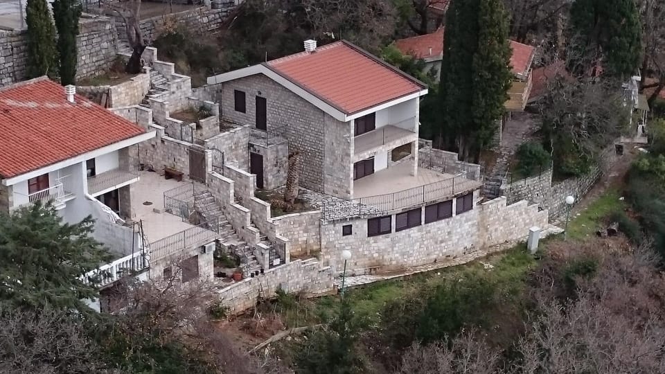 Property building, Natural landscape, Bird's eye view