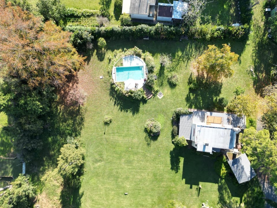 Day, Natural landscape, Bird's eye view, Garden, Garden view, Swimming pool