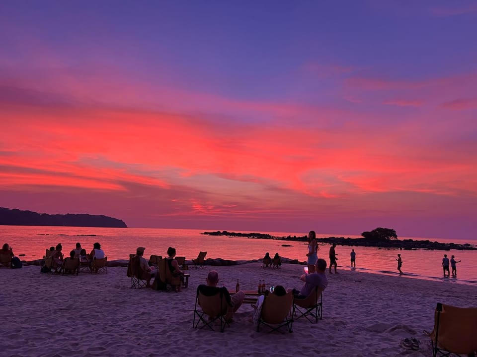 Nearby landmark, Natural landscape, Beach, Sea view, Sunset, group of guests